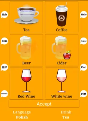 Buy Drinks in Another Language - Translations android App screenshot 2